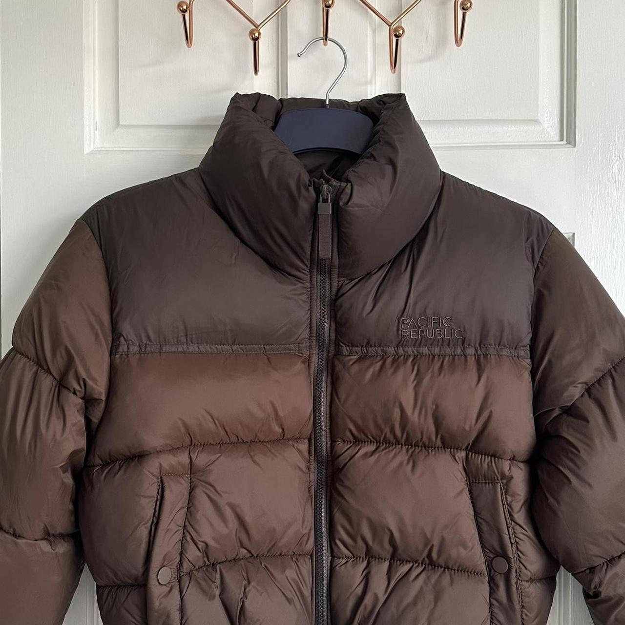 Pull&Bear Women's Brown Coat | Depop