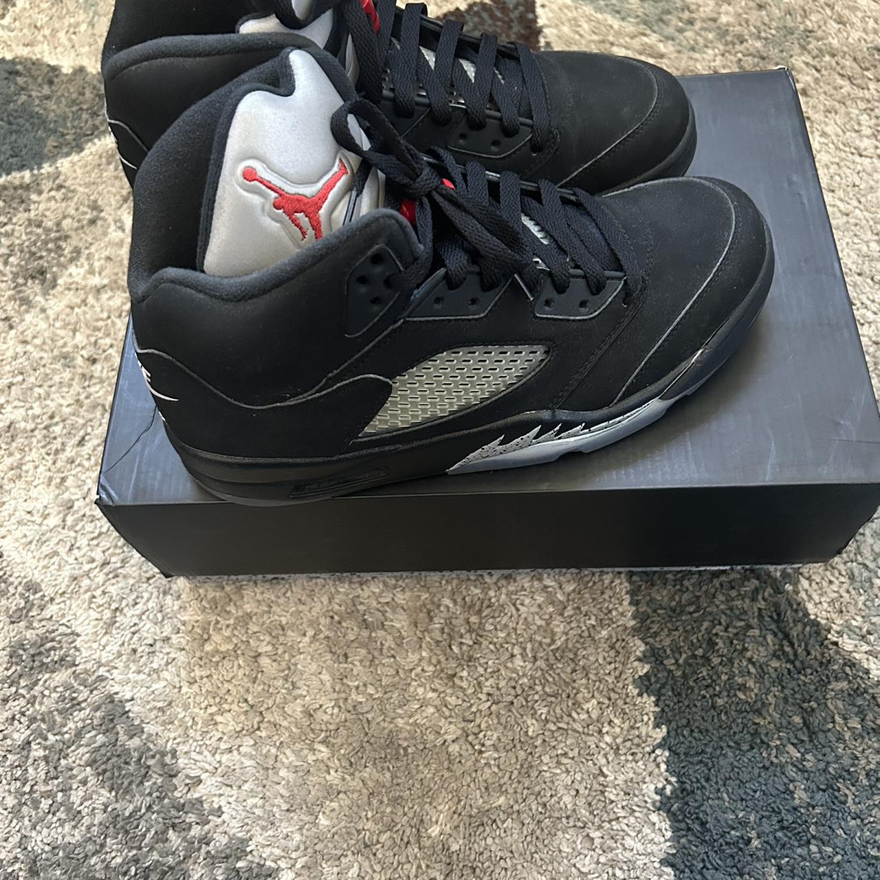 metallic fives jordans