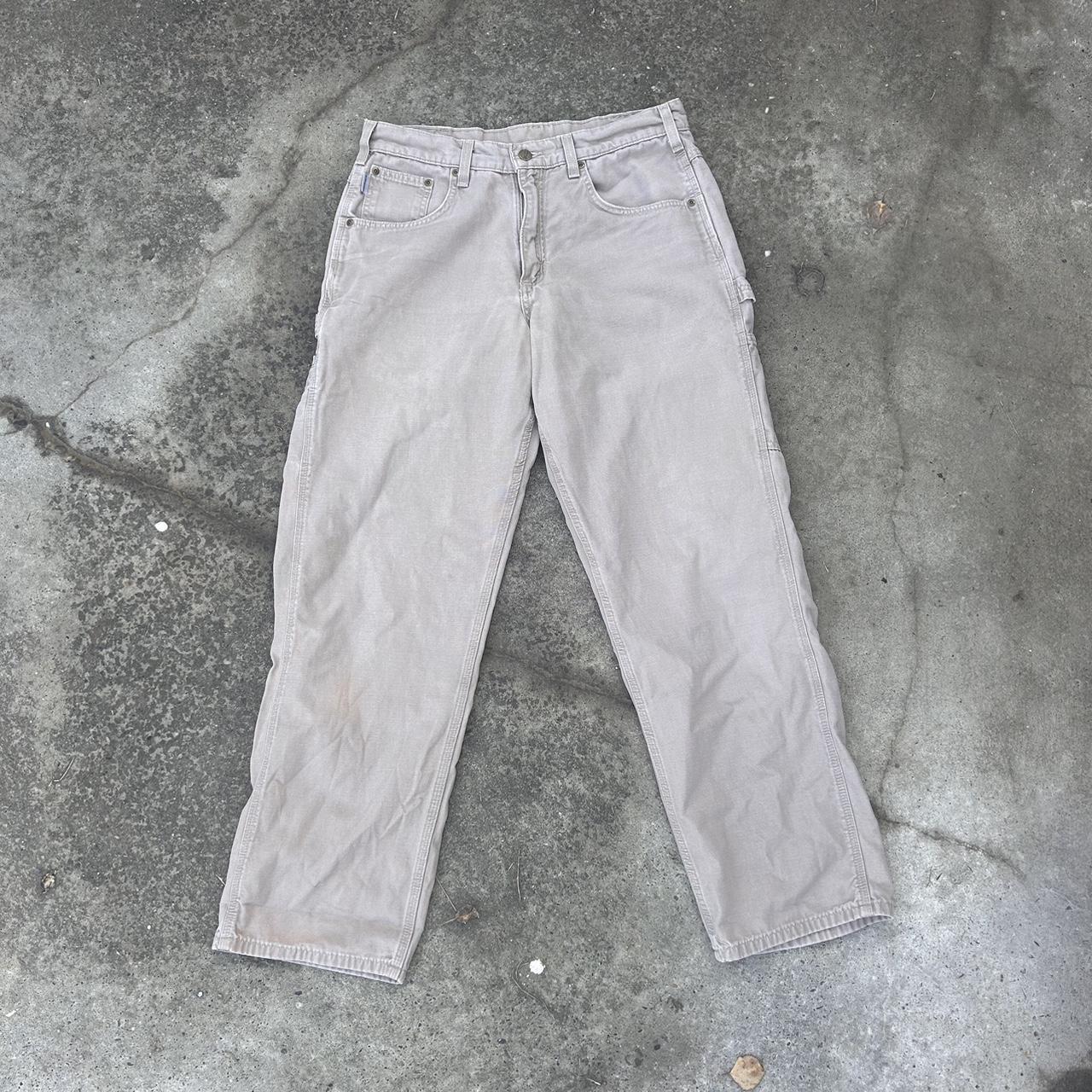 Tan Carhartt Carpenter Pants 🪚 Men’s Size 34 x... - Depop