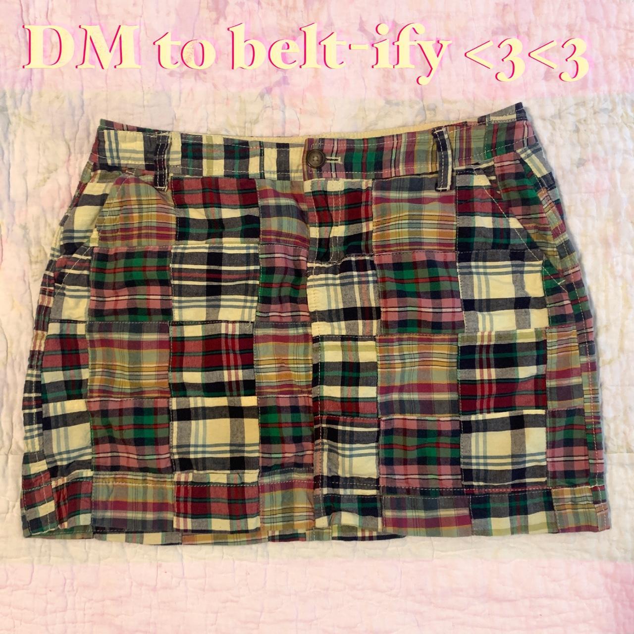 Old navy hotsell plaid mini skirt