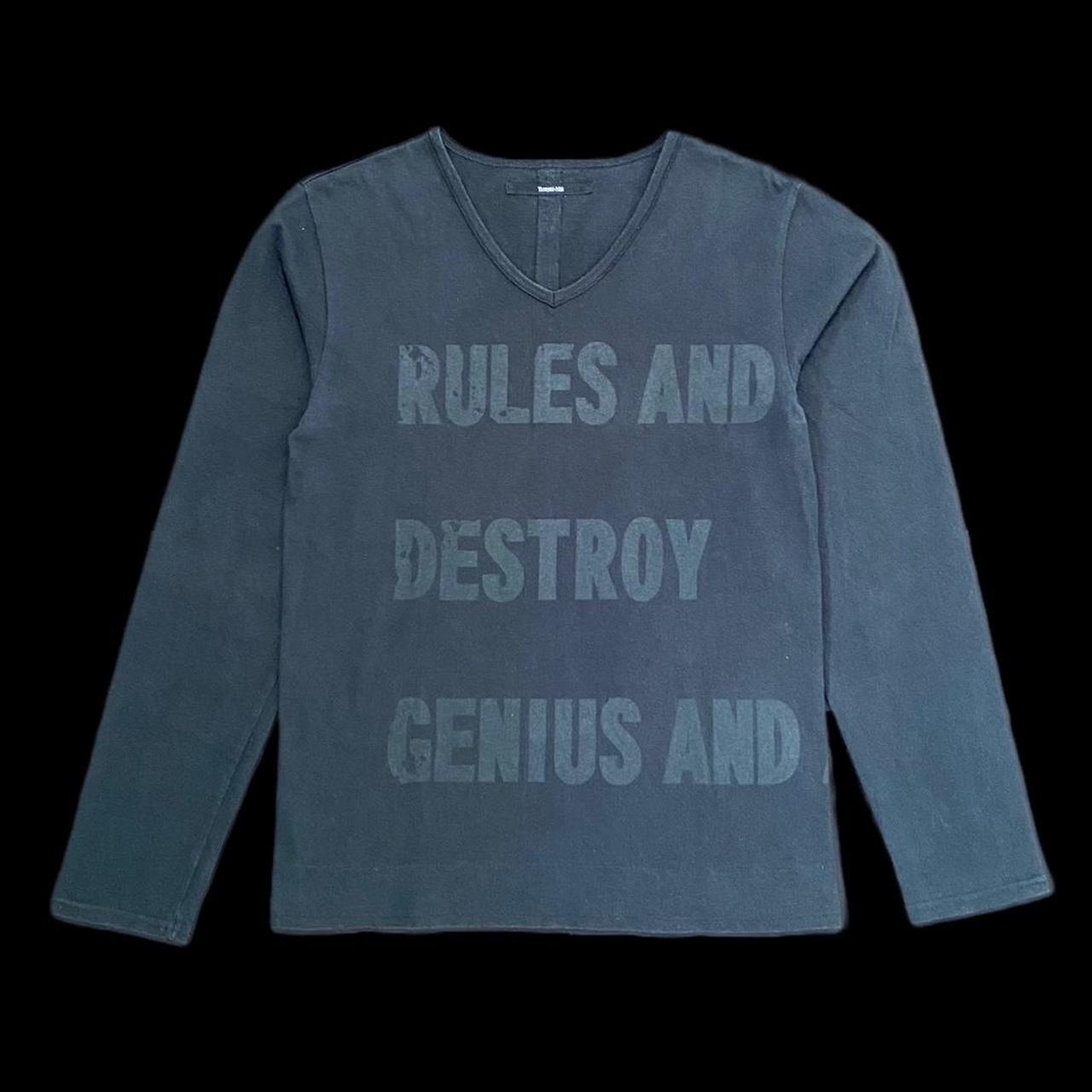 90s Yasuyuki Ishii Destroy Genius Long Sleeve, Size