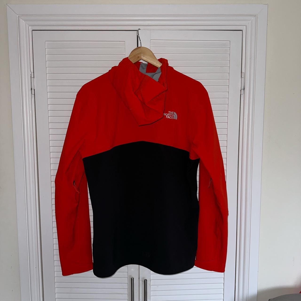 The North Face Men's Red and Black Jacket | Depop