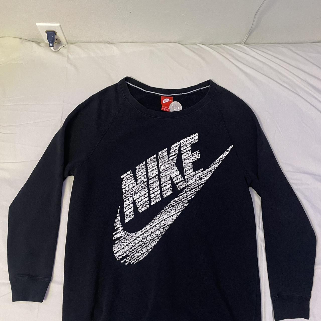 mens black nike crew neck sweater
