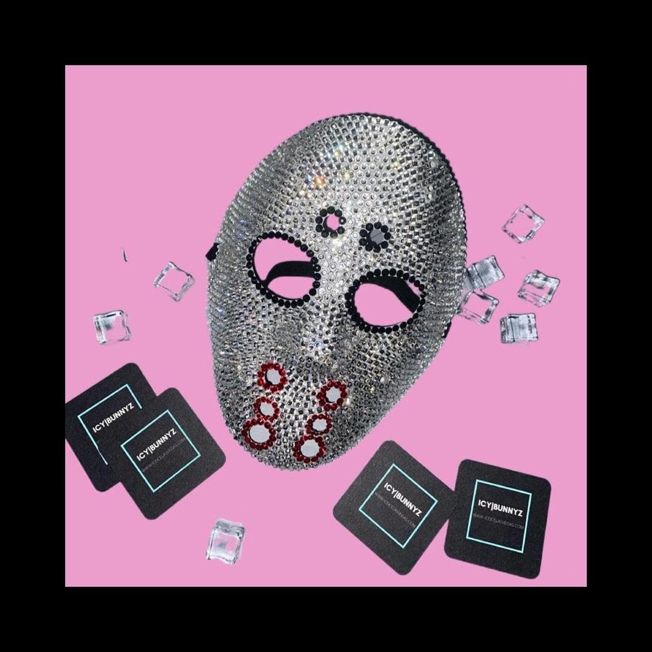 Rhinestone this Jason mask with me #jason #fridaythe13th