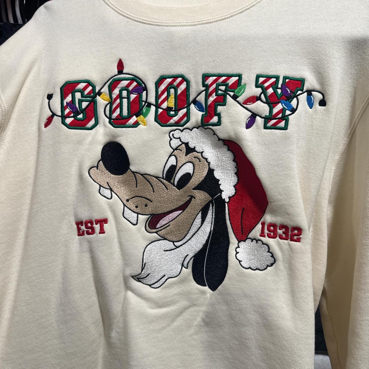 Disney Women's Sweatshirt - Cream/Multi - M – Cre… - image 1