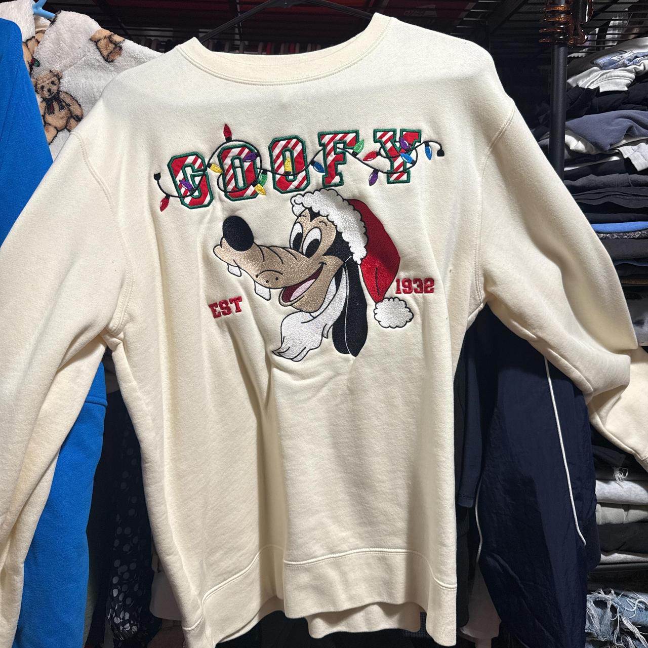 Disney Women's Sweatshirt - Cream/Multi - M – Cre… - image 2