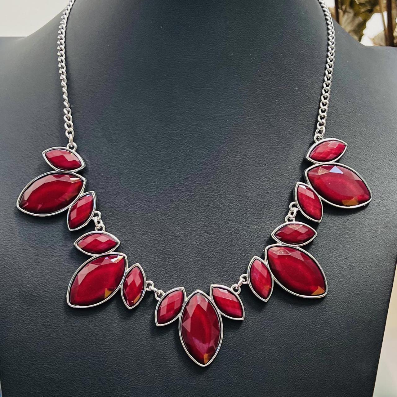 Charming charlie hot sale red necklace