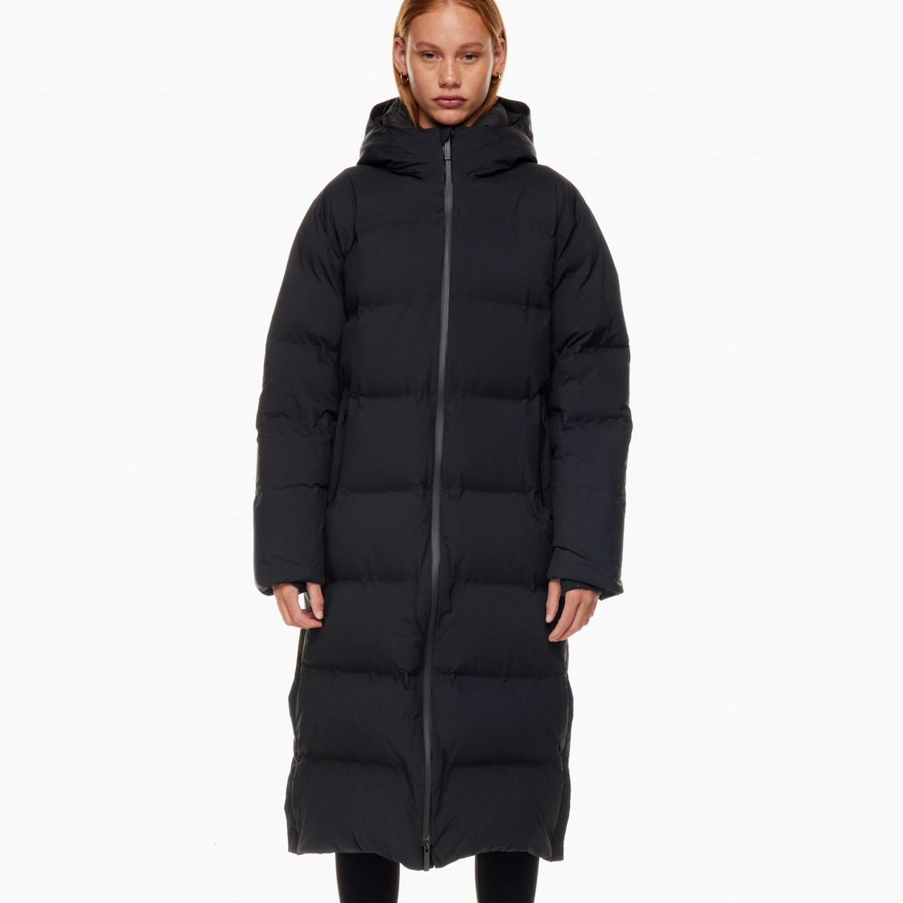 Aritzia Women's Black Coat Depop