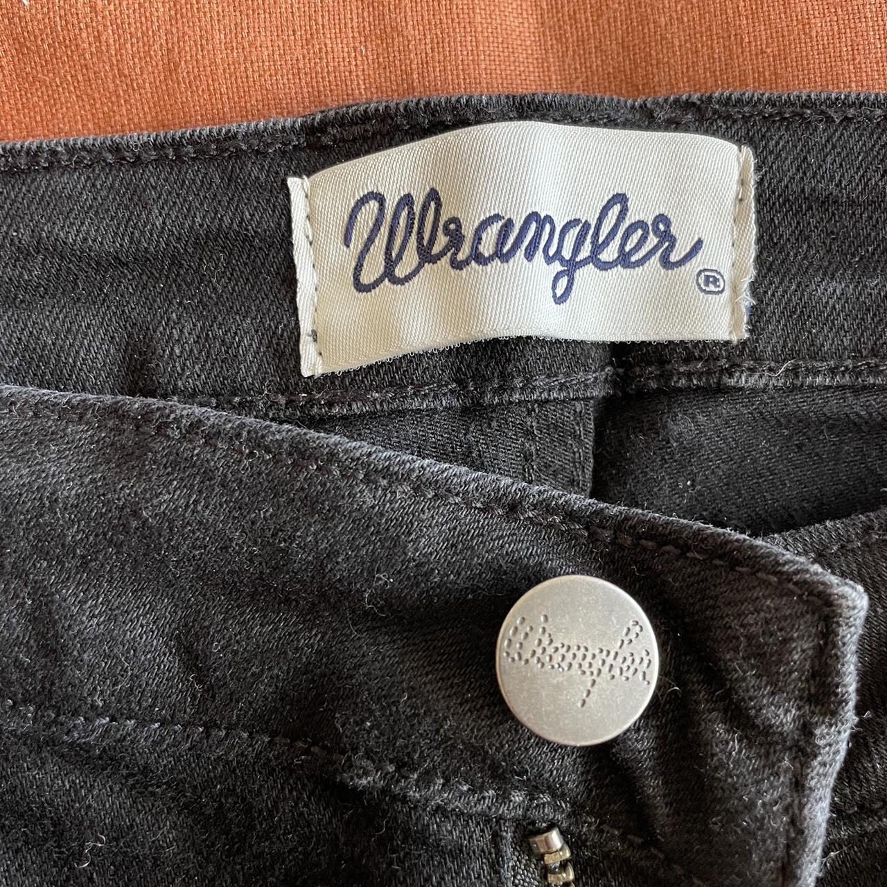 Wrangler Women's Black Jeans | Depop