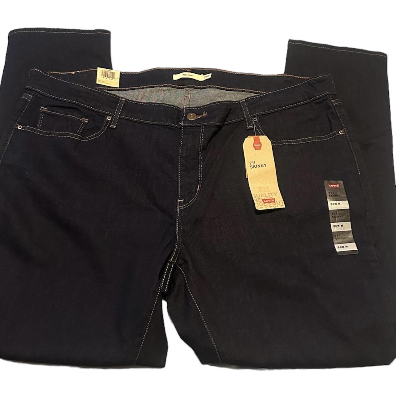 Levi's 711 Skinny Jeans Plus Size - Black Peony • Price »