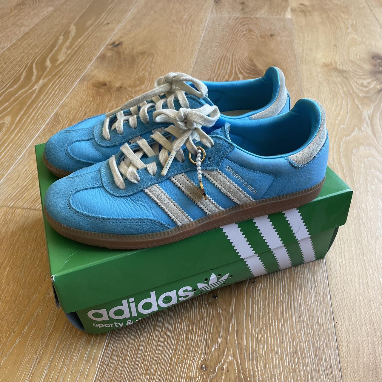 Adidas Sporty and Rich Adidas Samba 💙 Size women’s... - Depop