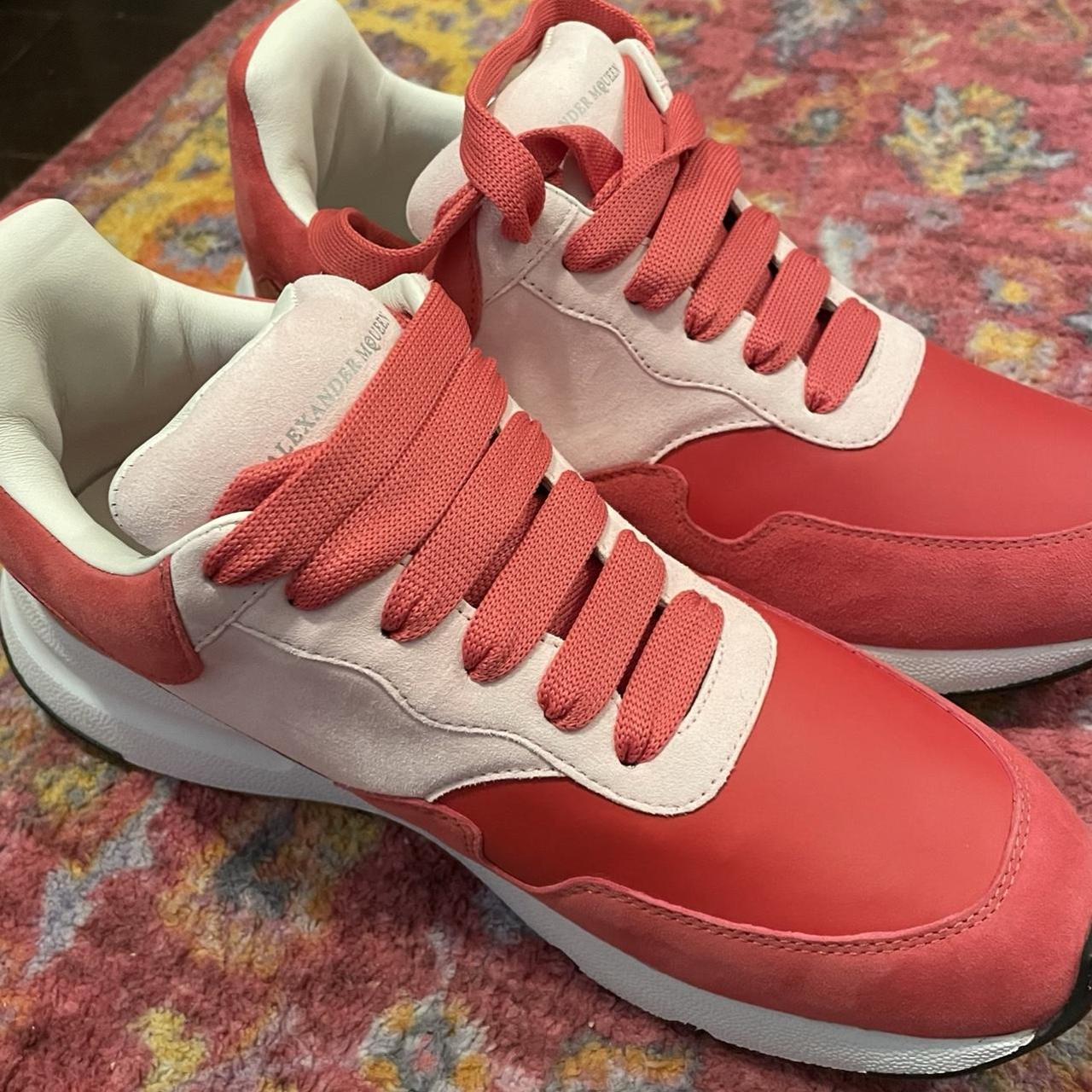 Gorgeous, pink and red Alexander McQueen Depop