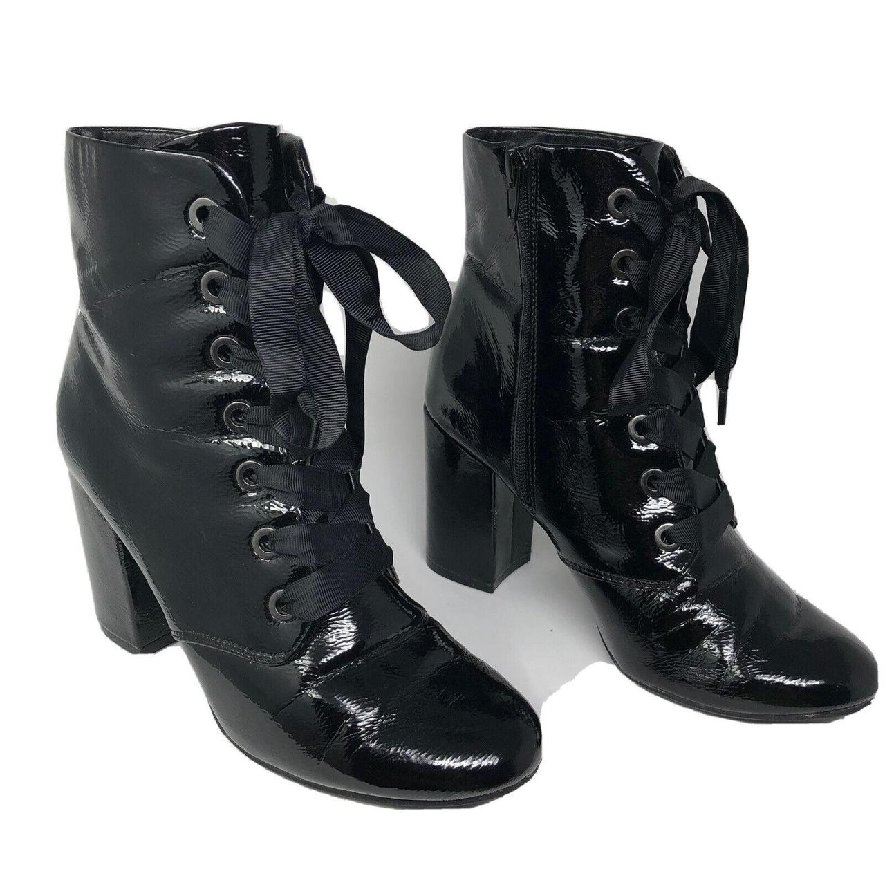 Corrine patent leather orders bootie