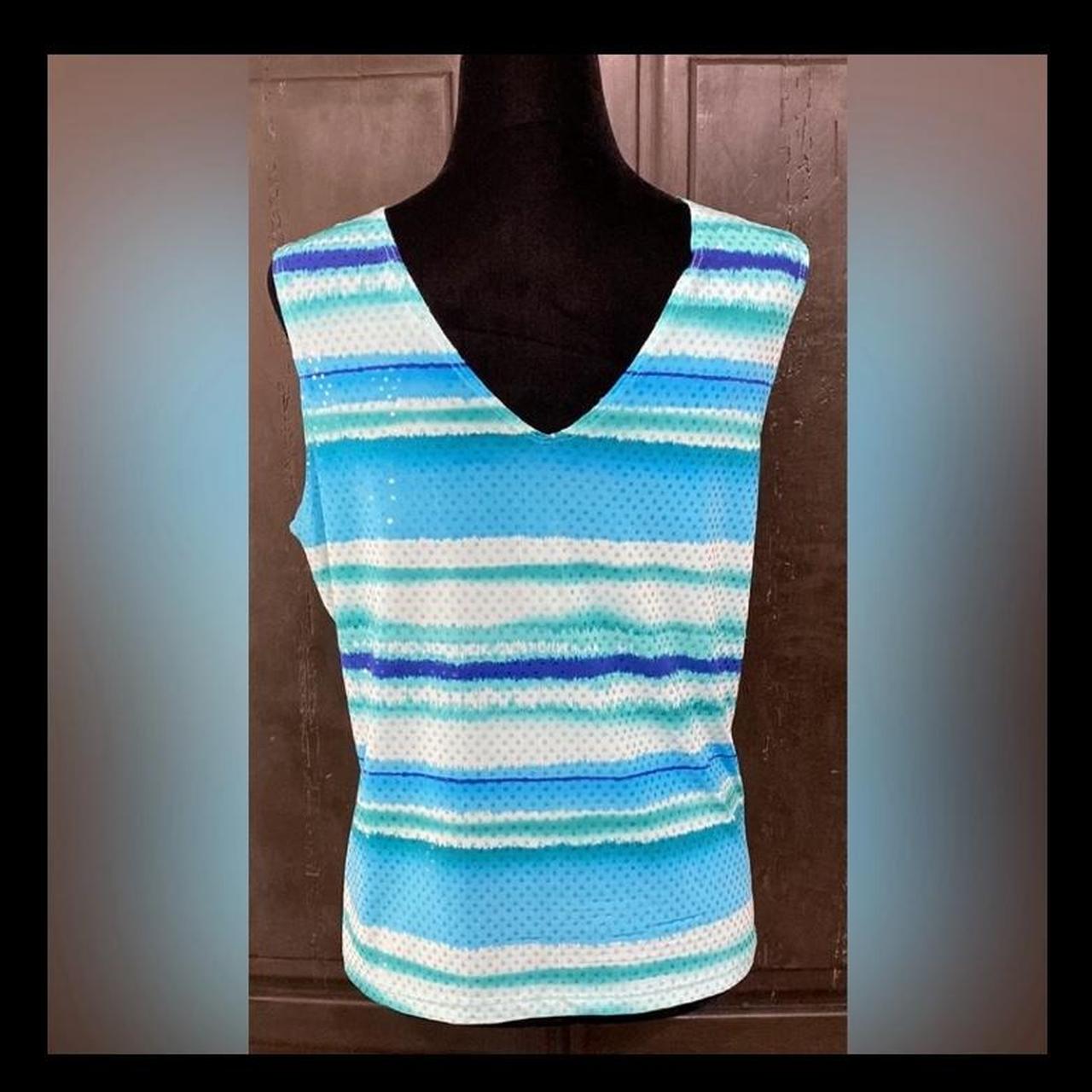 & Other Stories Women's Tank top - Blue/Multi - L… - image 3