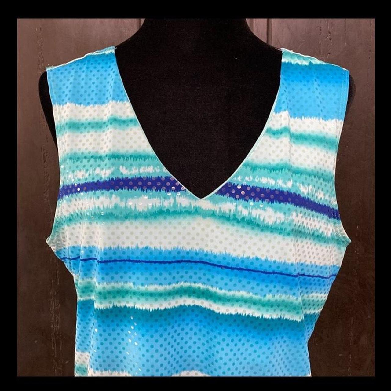 & Other Stories Women's Tank top - Blue/Multi - L… - image 4