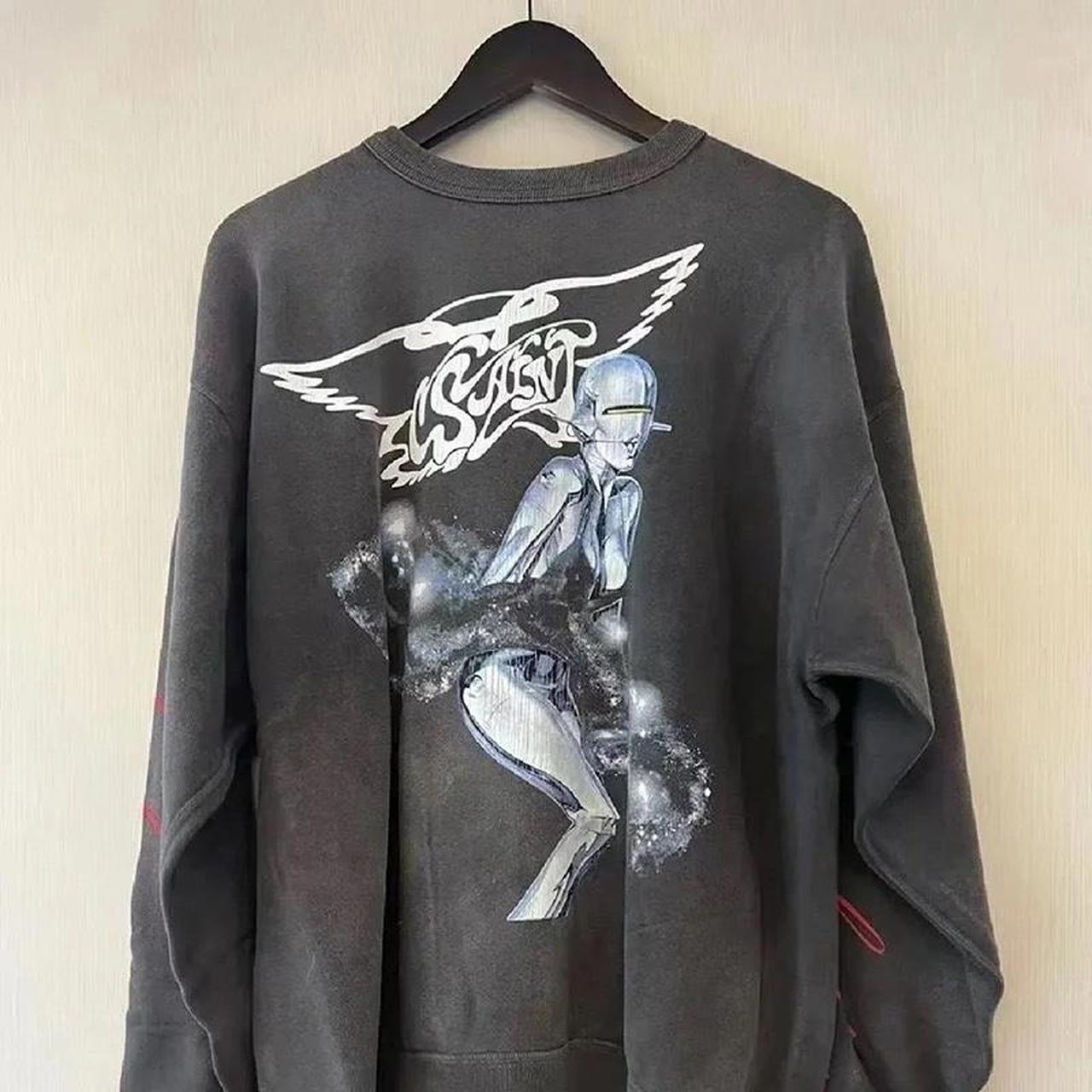 SAINT MICHAEL X SORAYAMA HOODIE High quality... - Depop