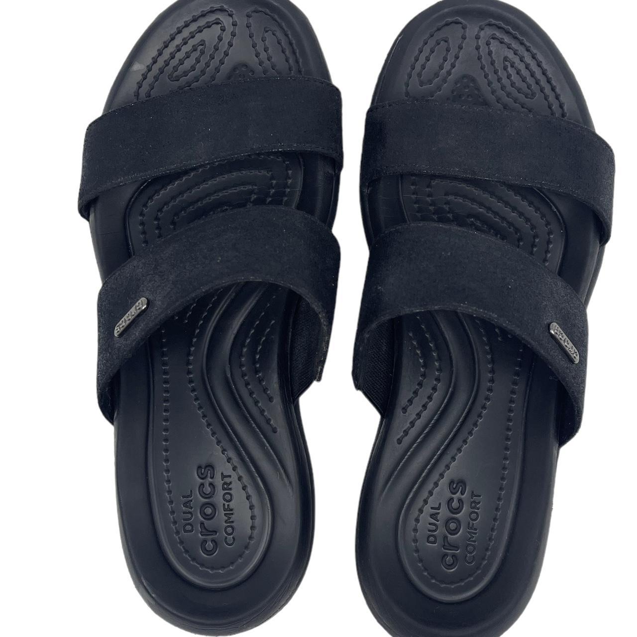 SOLD CROCS IVORY Dual Comfort Flip Flop Sandals | Flip flop sandals, Wedges  style, Flip flops
