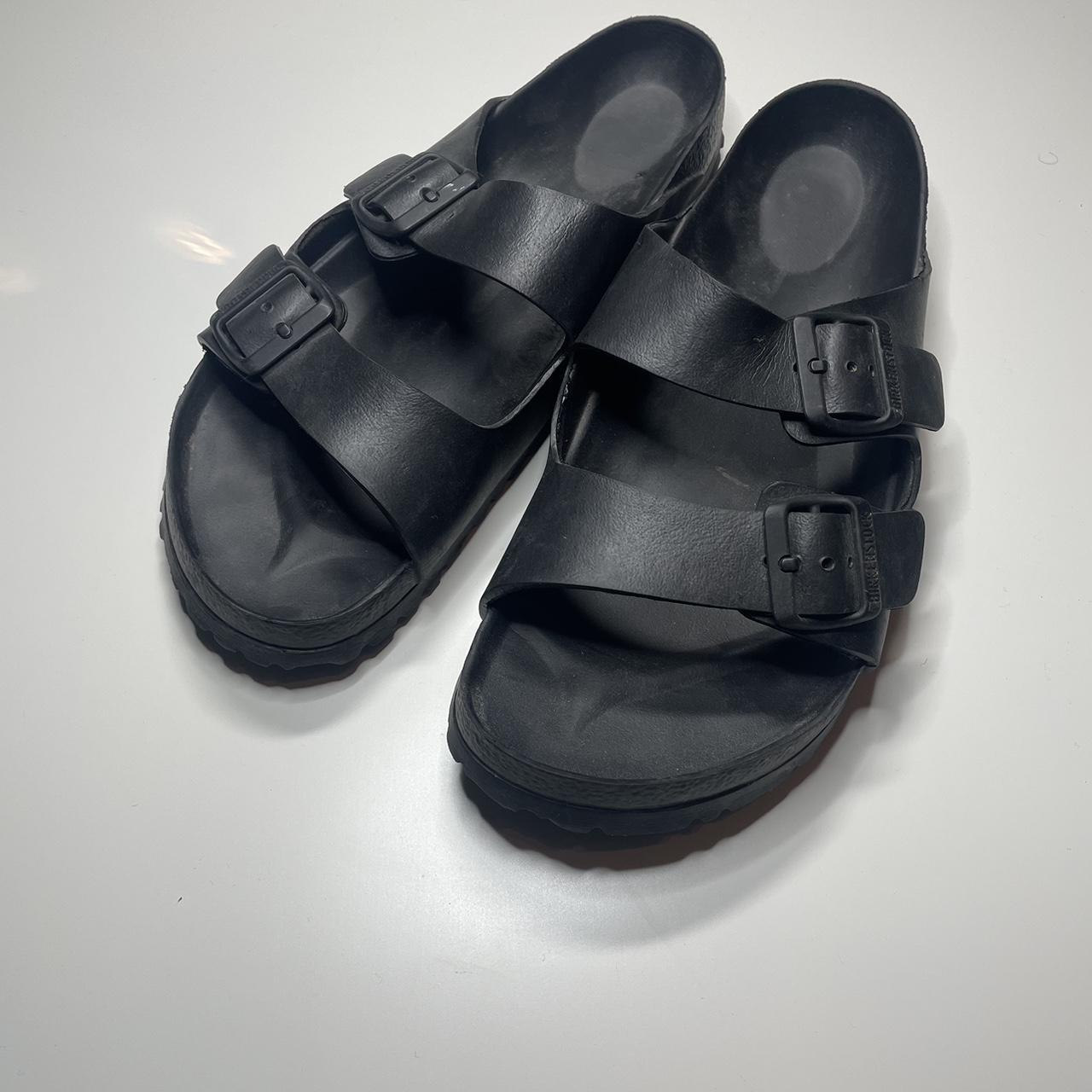 Birkenstock rubber/plastic sandals. Men’s size 11.... - Depop