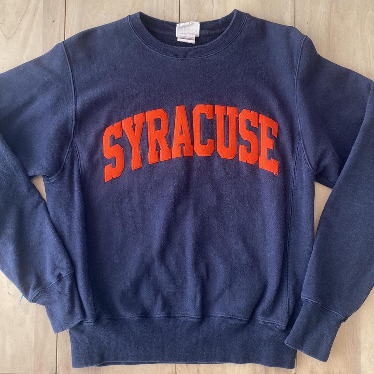 Vintage 90s SYRACUSE Champion Reverse Weave... - Depop