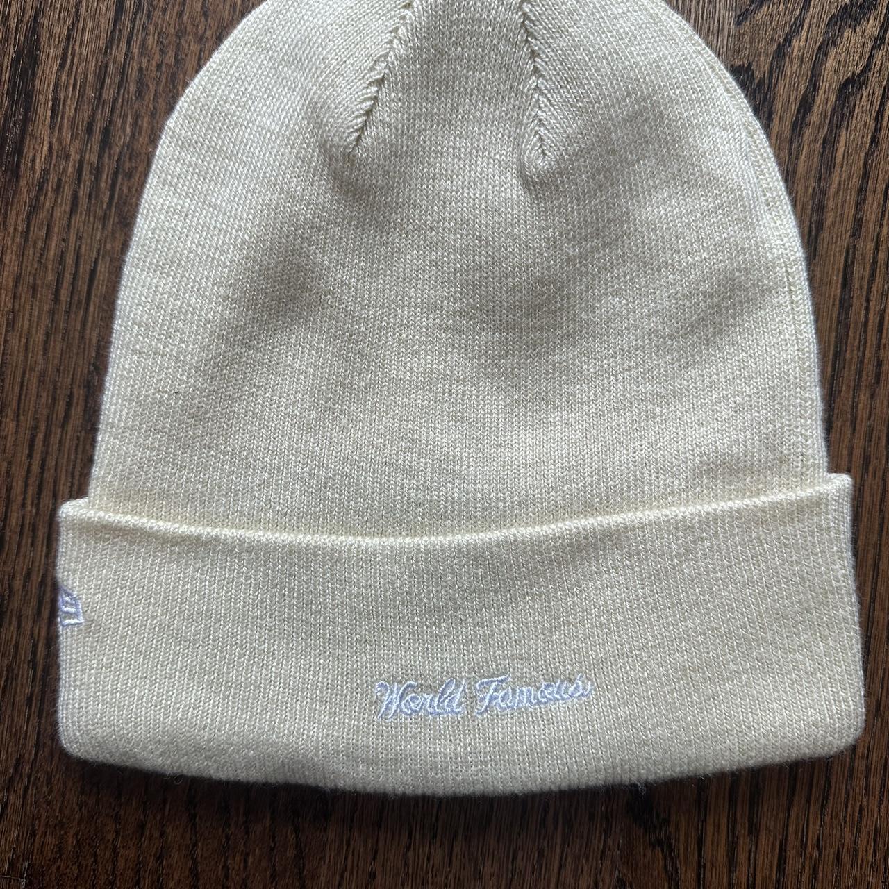 Supreme New Era Box Logo Beanie - Heather Grey | Depop