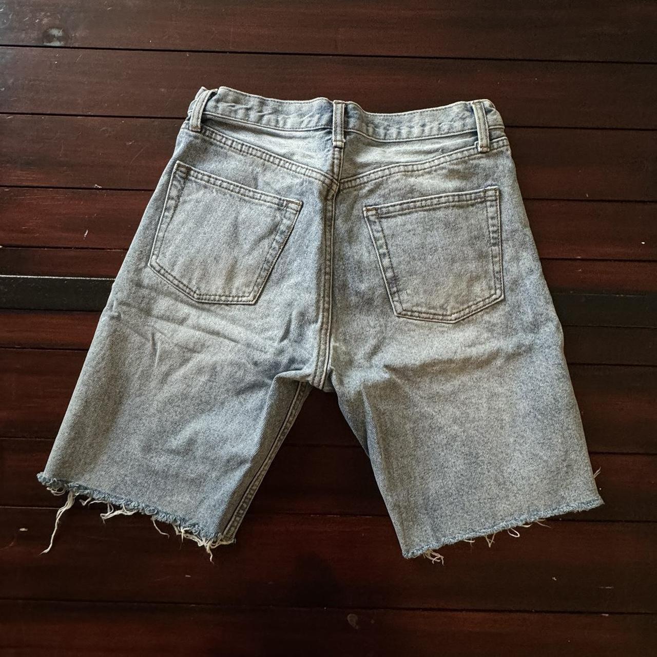 brandy melville jean shorts jorts !! cut off Can... Depop
