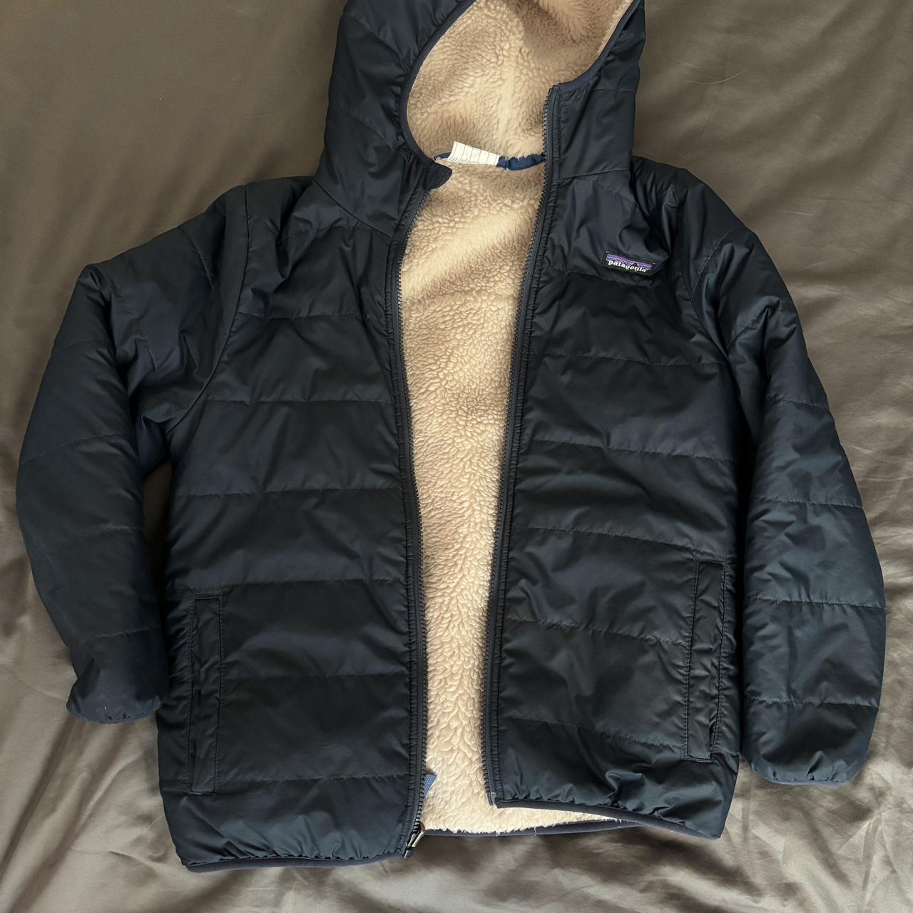 Patagonia reversible dream on sale song hooded down jacket