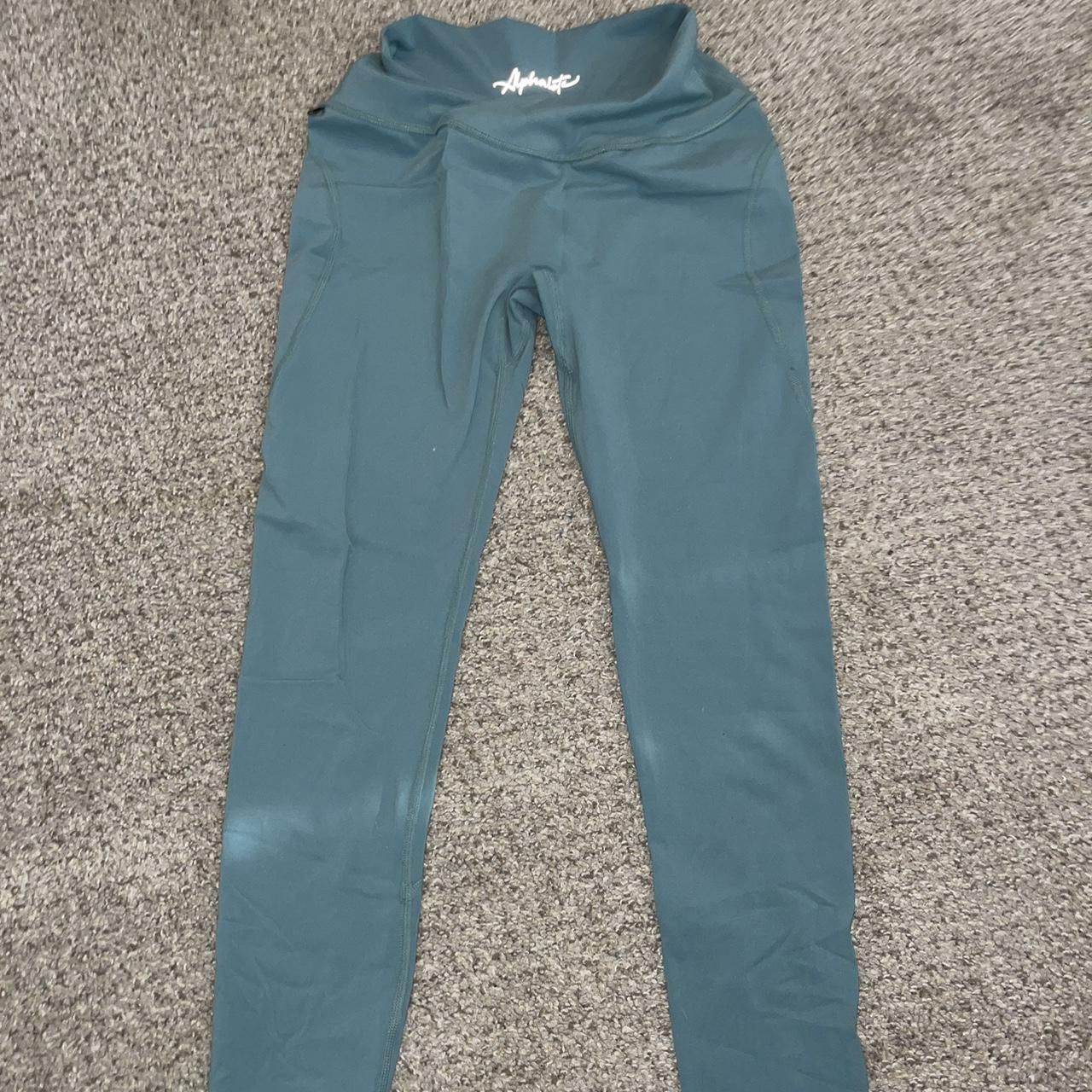 Alphalete grey crossover leggings - size - Depop