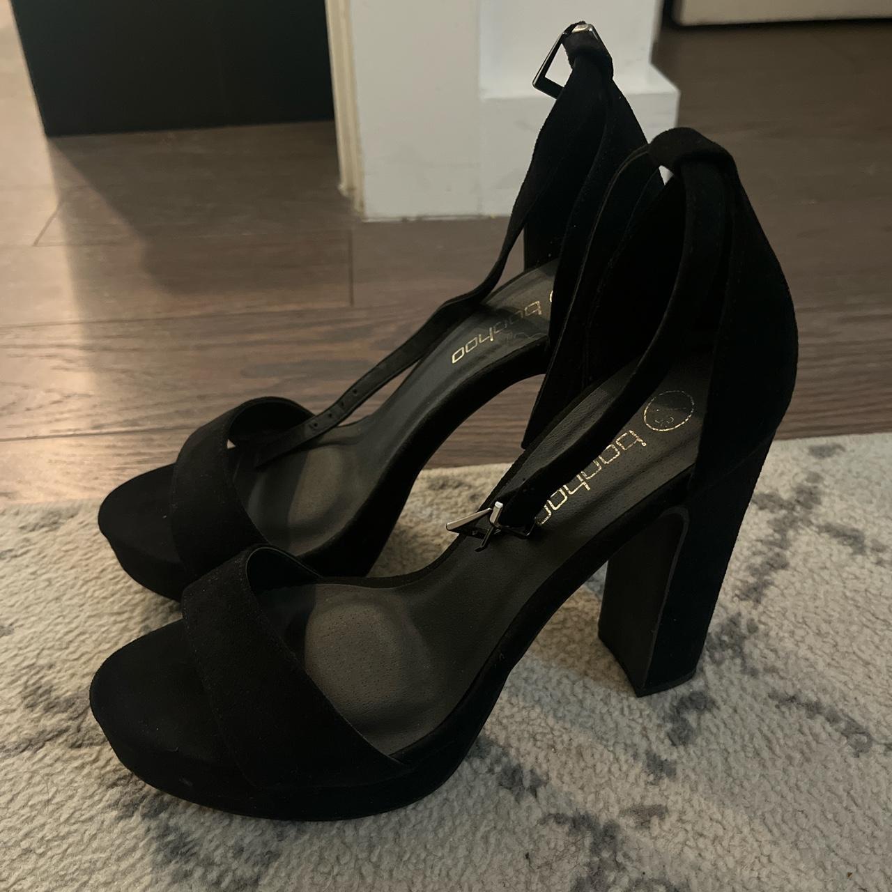 Lightly worn black ~4 inch heels - Depop
