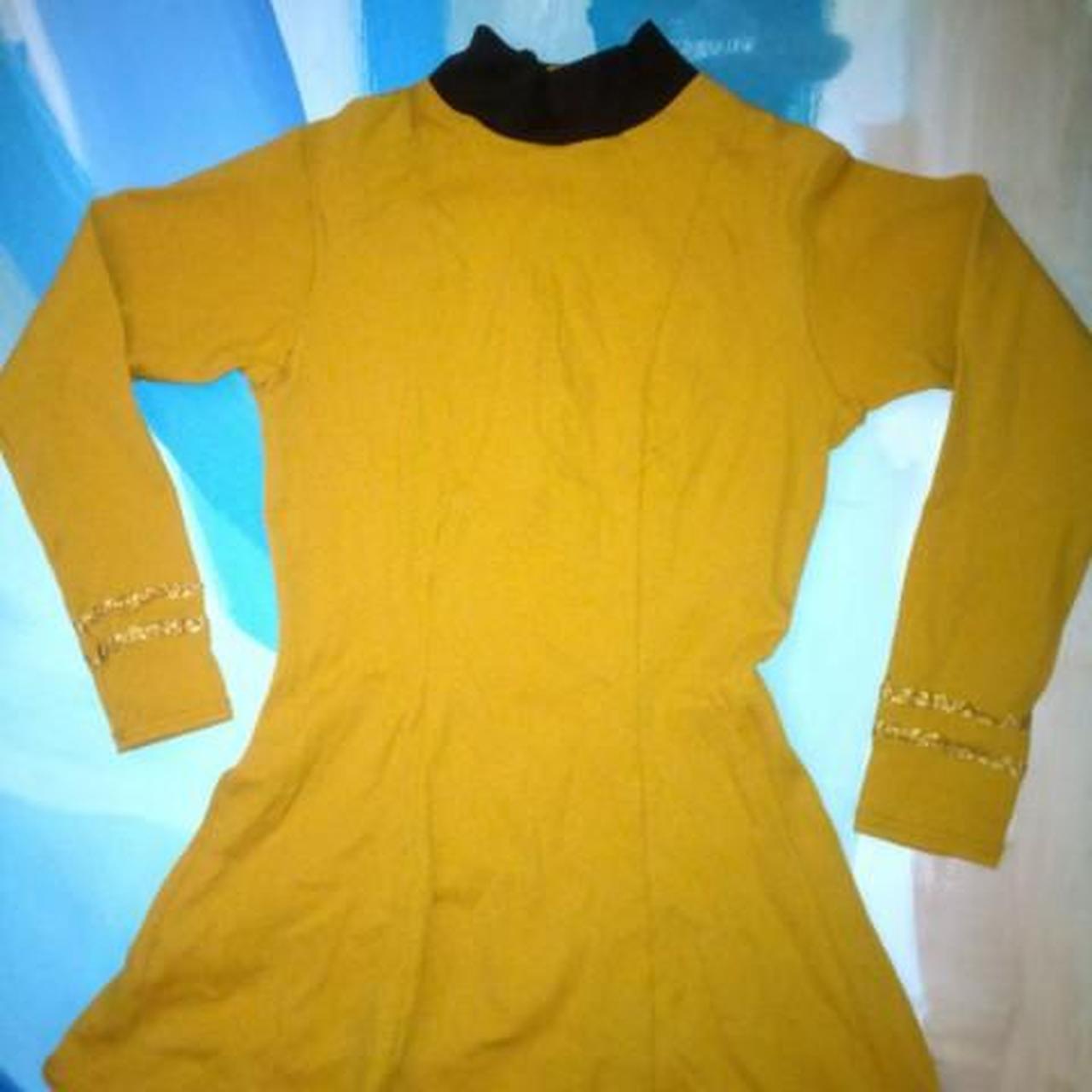 WeSC Women's T-shirt - Yellow/Gold - XL – Whirl A Weave vintage Yellow Starfleet uniform …