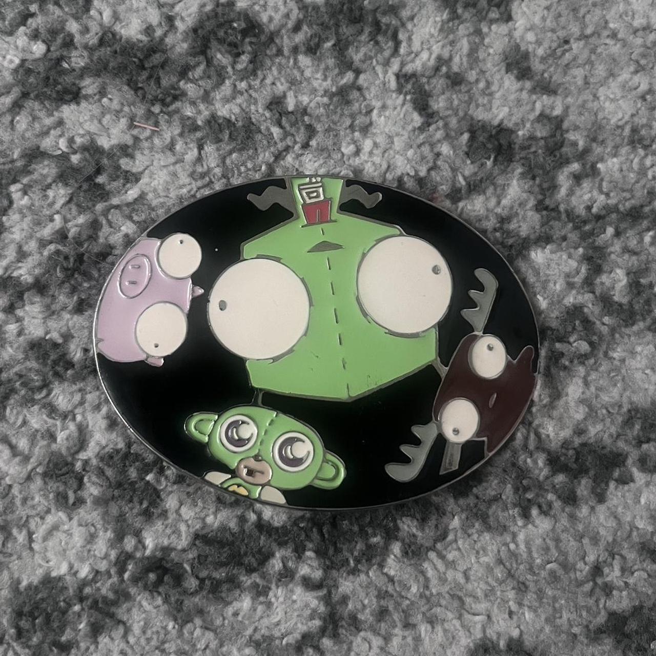 OOAK Invader Zim belt popular buckle