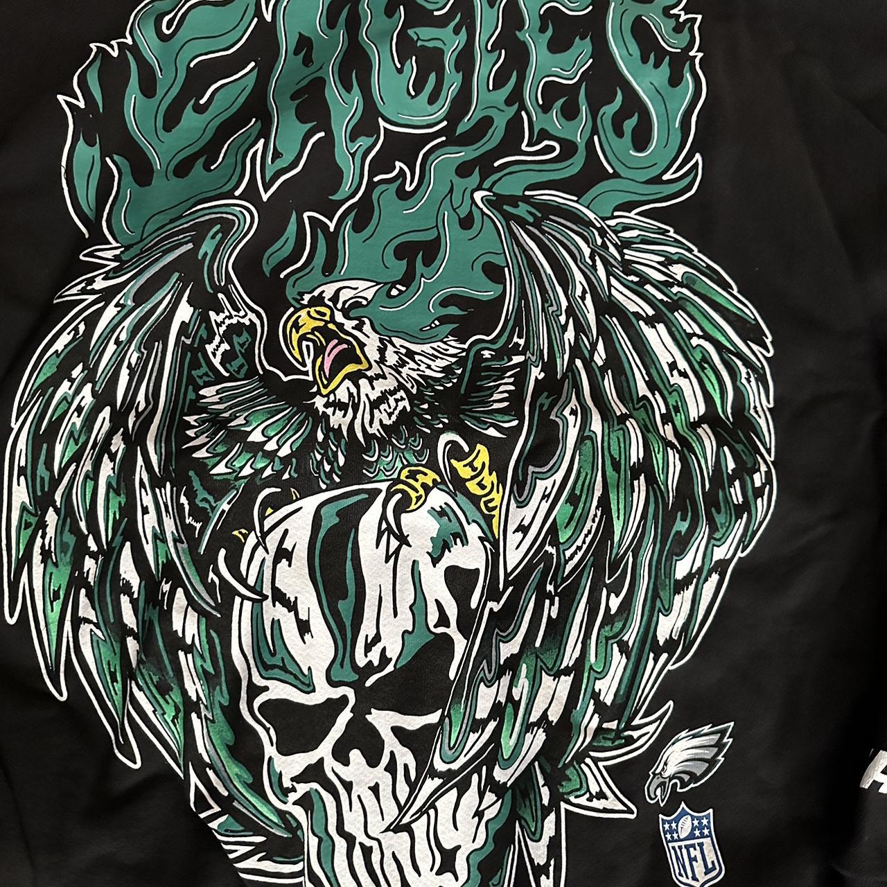 warren lotas, Shirts, Warren Lotas Eagles Talon Ombre Hoodie