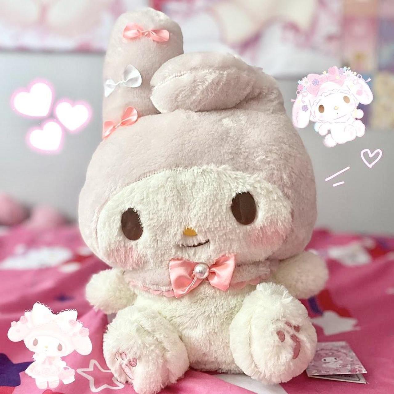 🎀Brand new with tag My Melody Milky White 14” Plush... - Depop