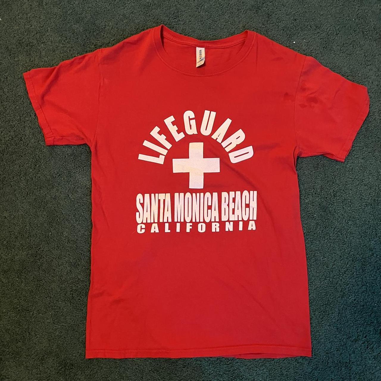 Santa monica 2025 lifeguard t shirt