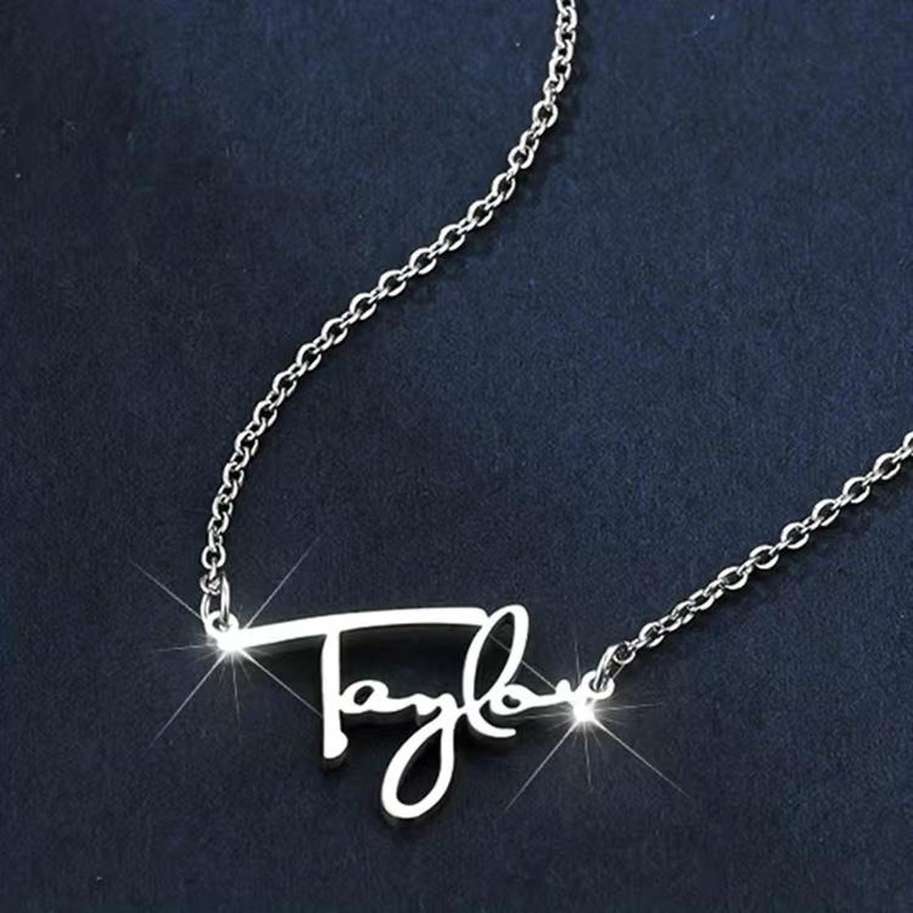 “Taylor” Taylor Swift necklace 🦋 ⭐️ brand new ⭐️... - Depop