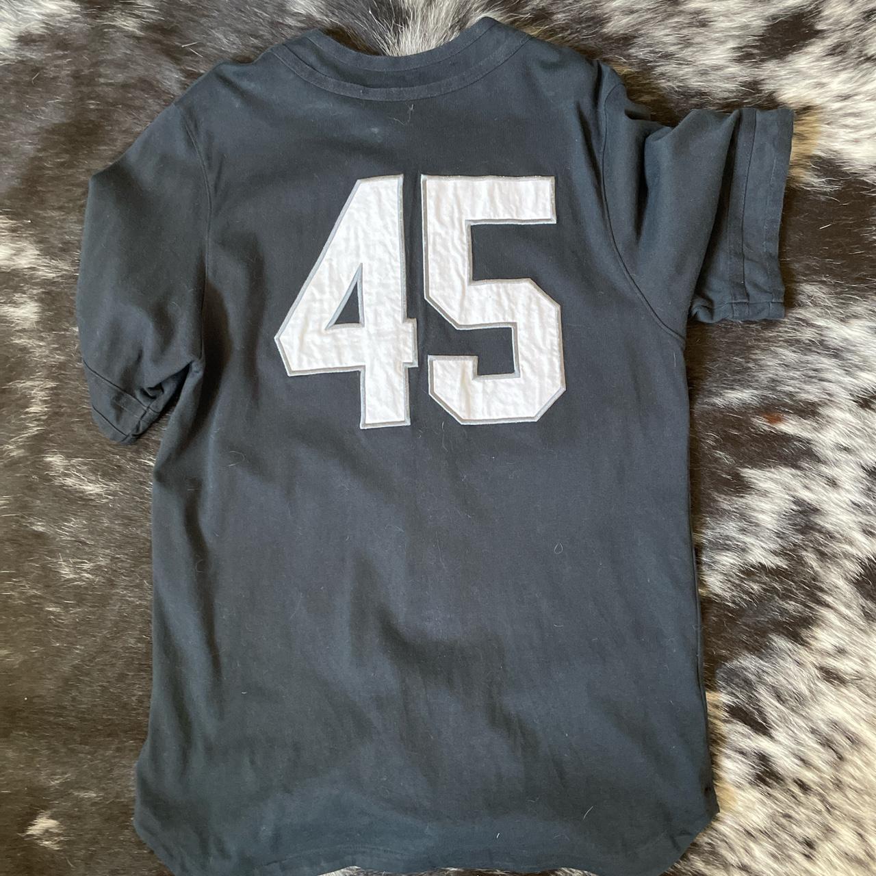 Jordan #45 baseball jersey shirt Size L Cotton - Depop