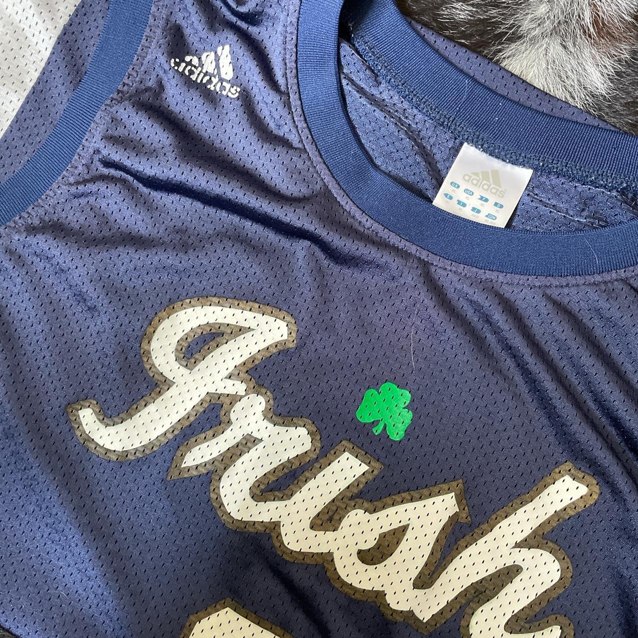 Vintage Adidas Notre Dame basketball jersey Size XL - Depop