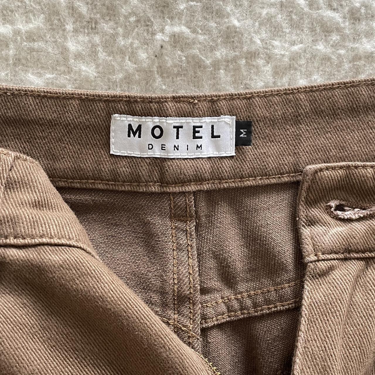 Motel Women's Brown Jeans | Depop
