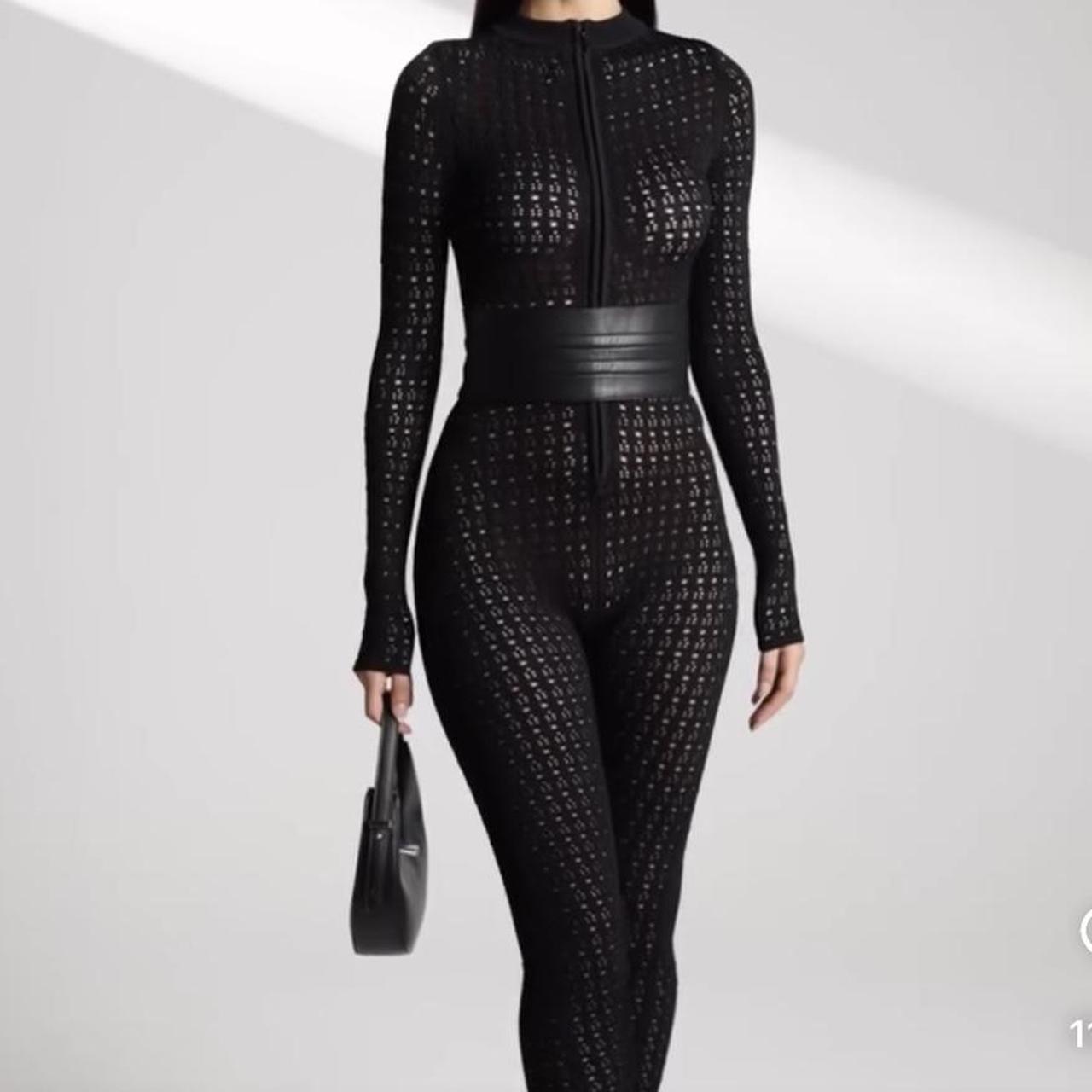 Collant Neri A Buchi Con Dettaglio Criss-cross, Leg Avenue, Leg Avenue - Foto 8