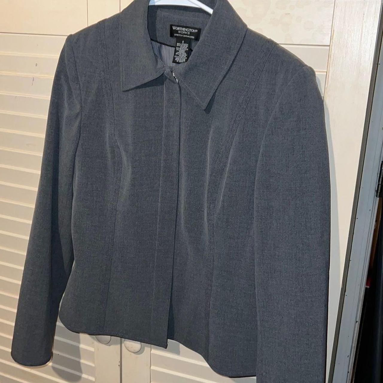 Worthington Women's Grey Tailored-jackets | Depop