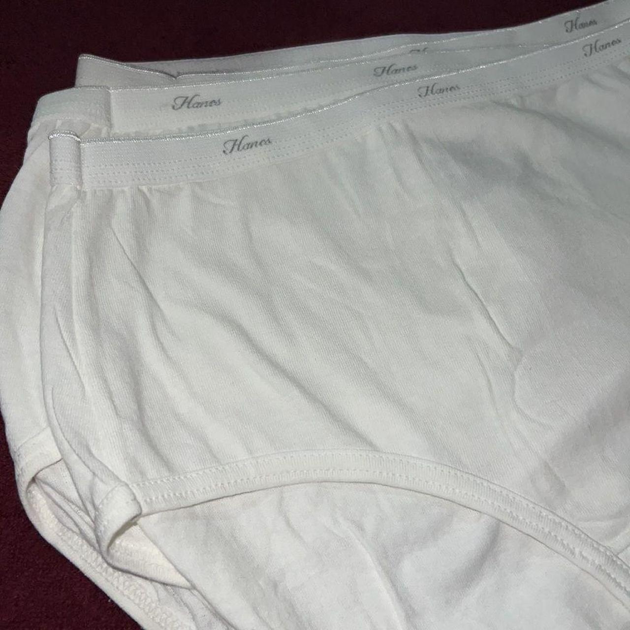 Hanes Women's White Brief Panties