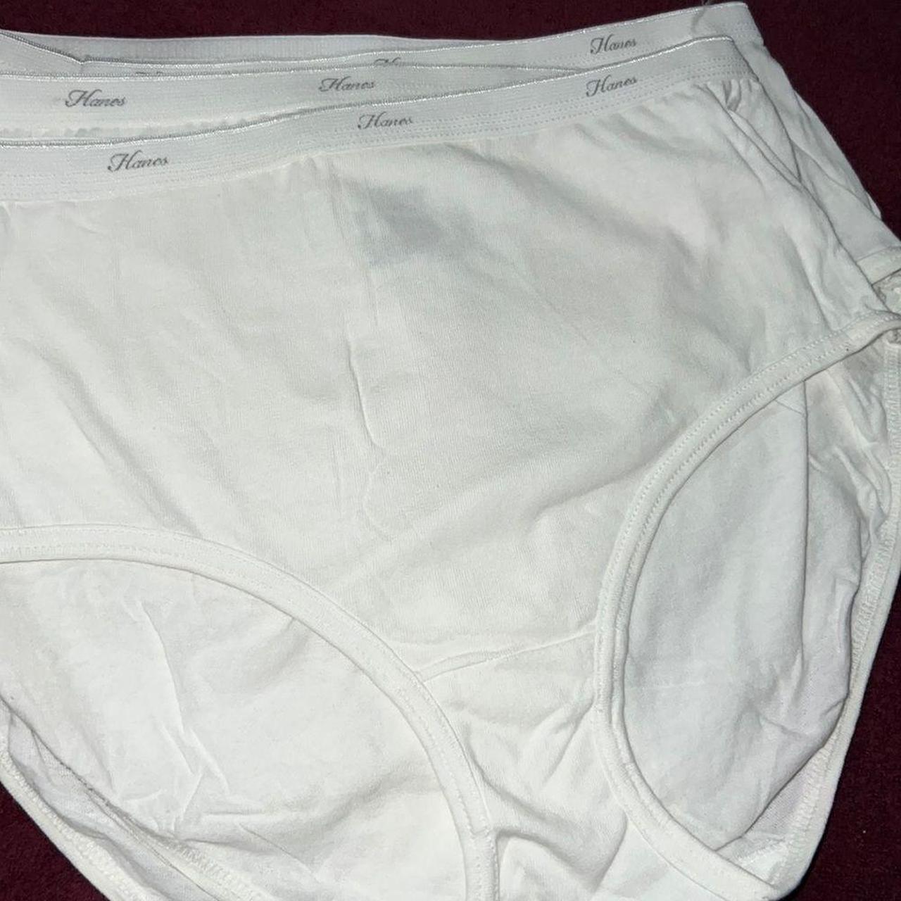 Hanes size 6 full coverage panties, 100% cotton, new - Depop