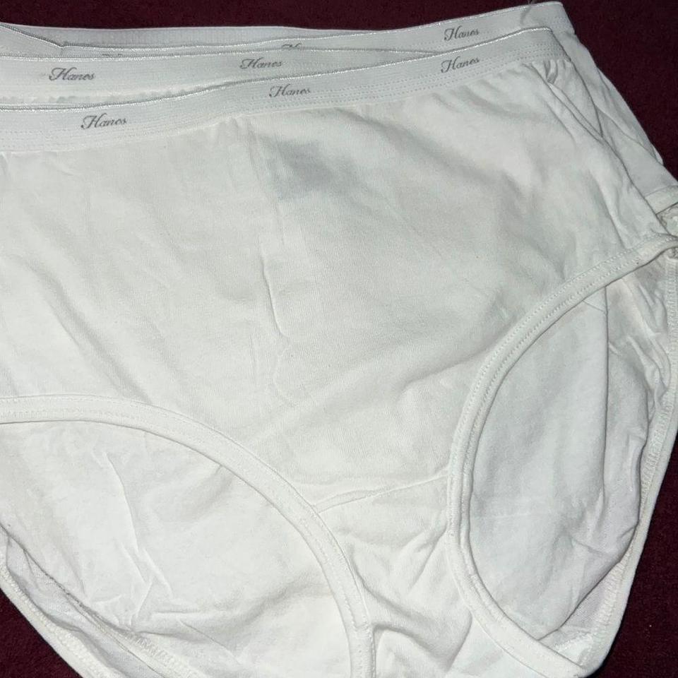 Xoenoiee Women's Cotton Polyester Underwear Full Coverage White
