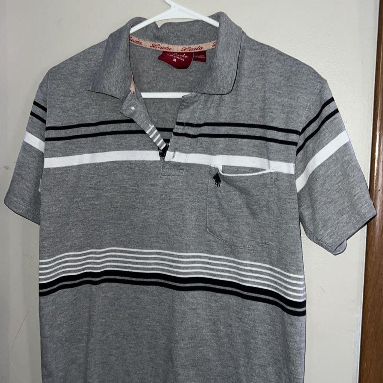 Men's Black and Grey Polo-shirts | Depop