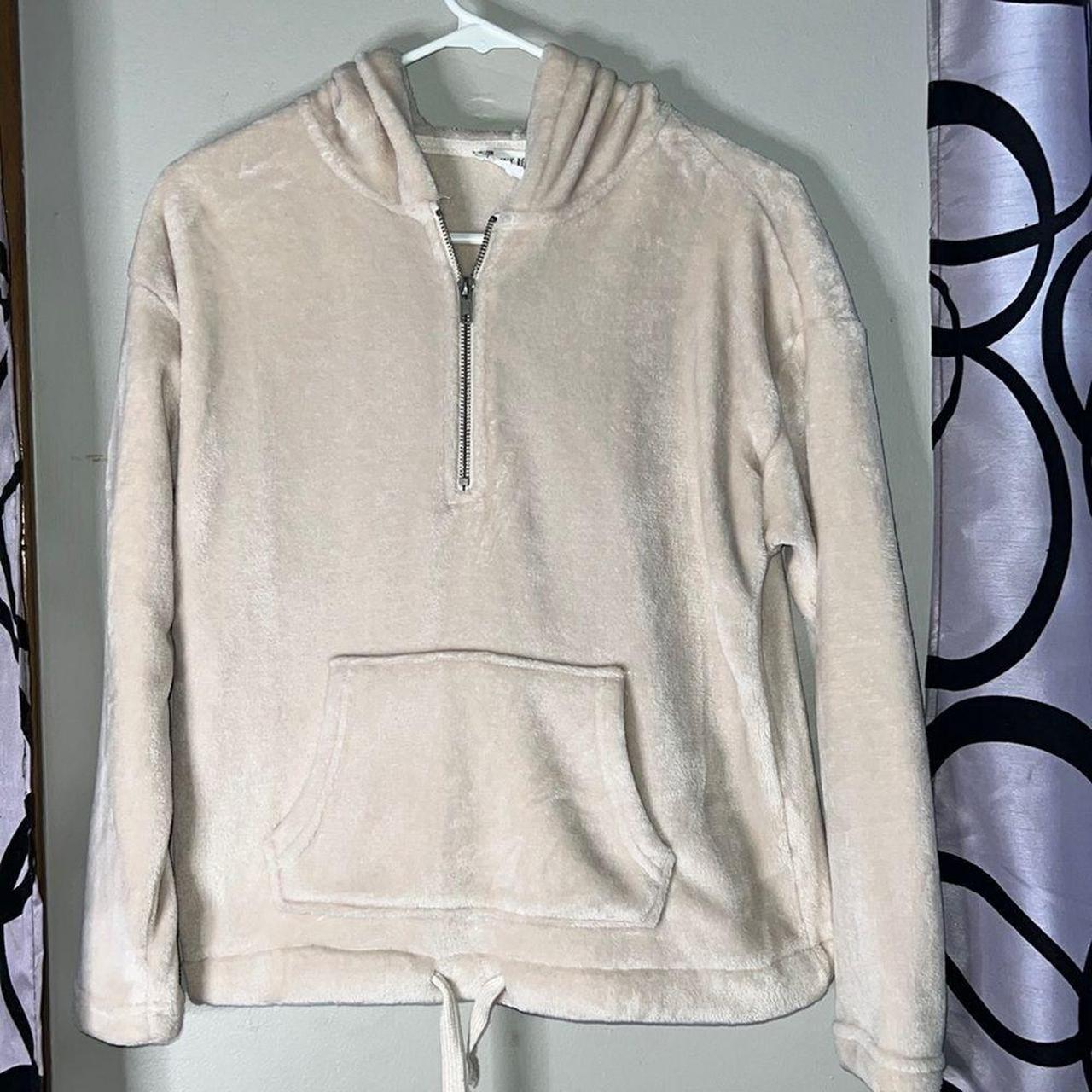 Knox Rose ultra plush cream hoodie, size small, - Depop
