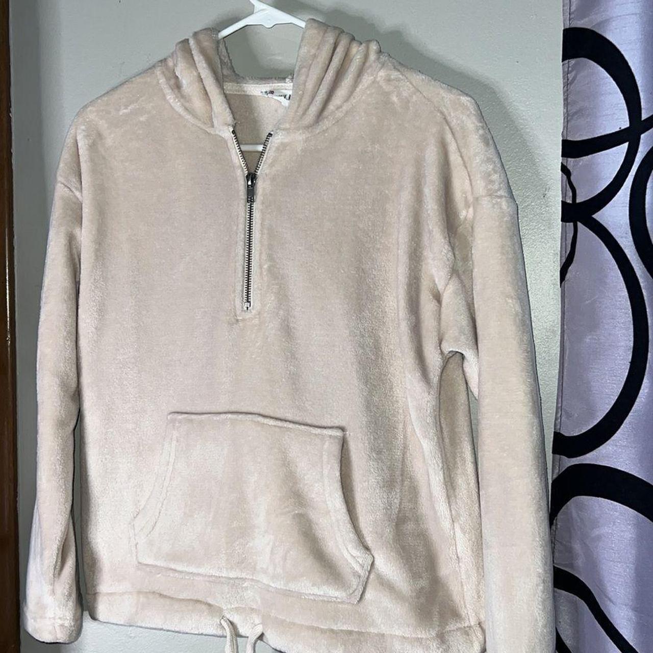 Knox Rose ultra plush cream hoodie, size small, - Depop