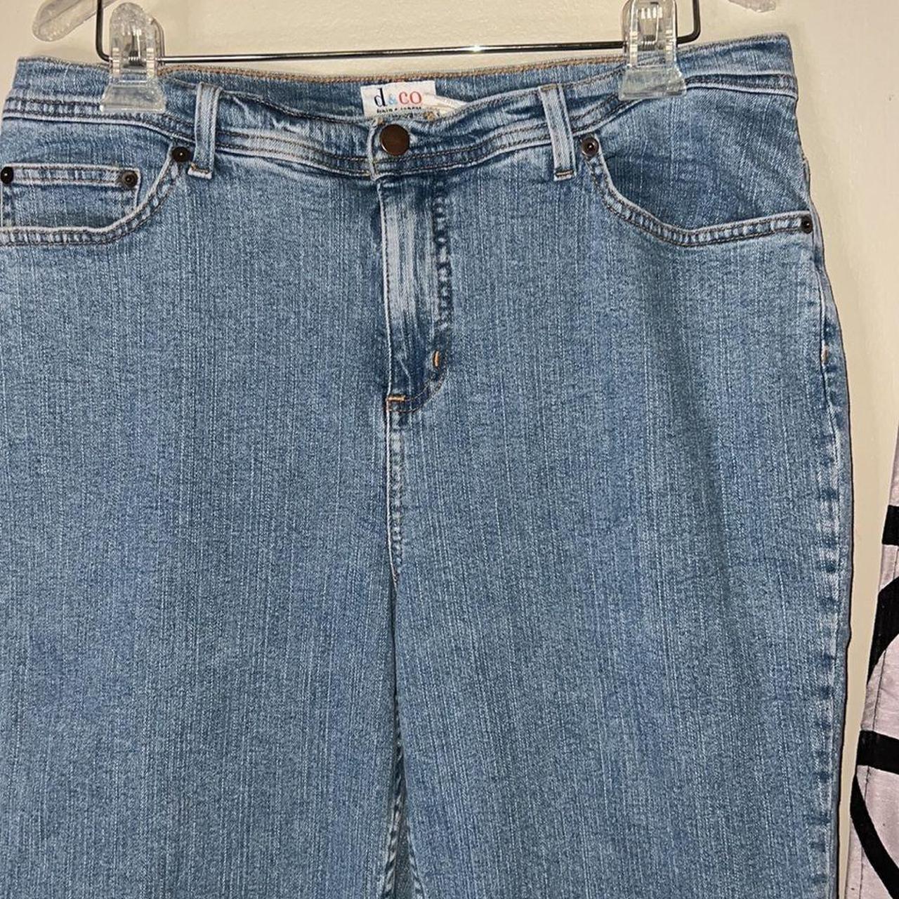 Denim and Company denim capris size 16 made of a - Depop