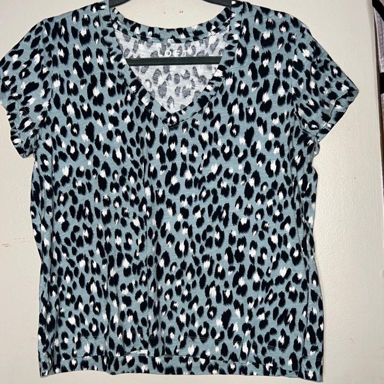 Leopard hotsell sweater loft