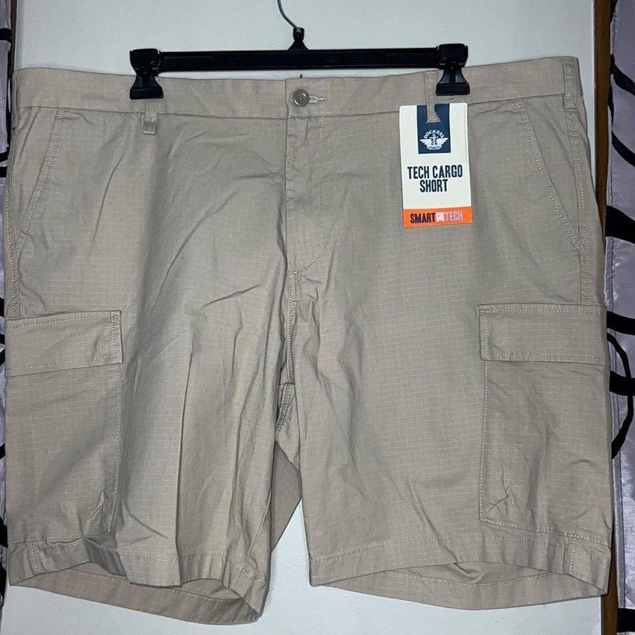 Two pair of mens Dockers shorts gray and khaki both size cheapest 44