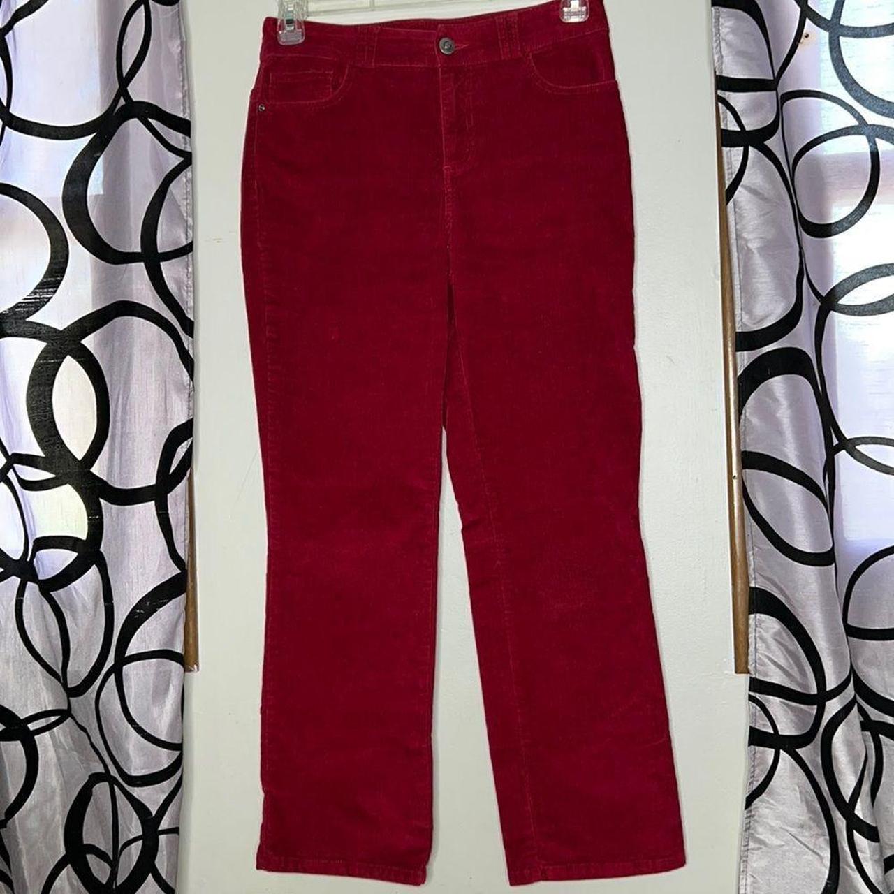 plusS Women Deep Red Solid Y2K Cargo Trousers – pluss.in