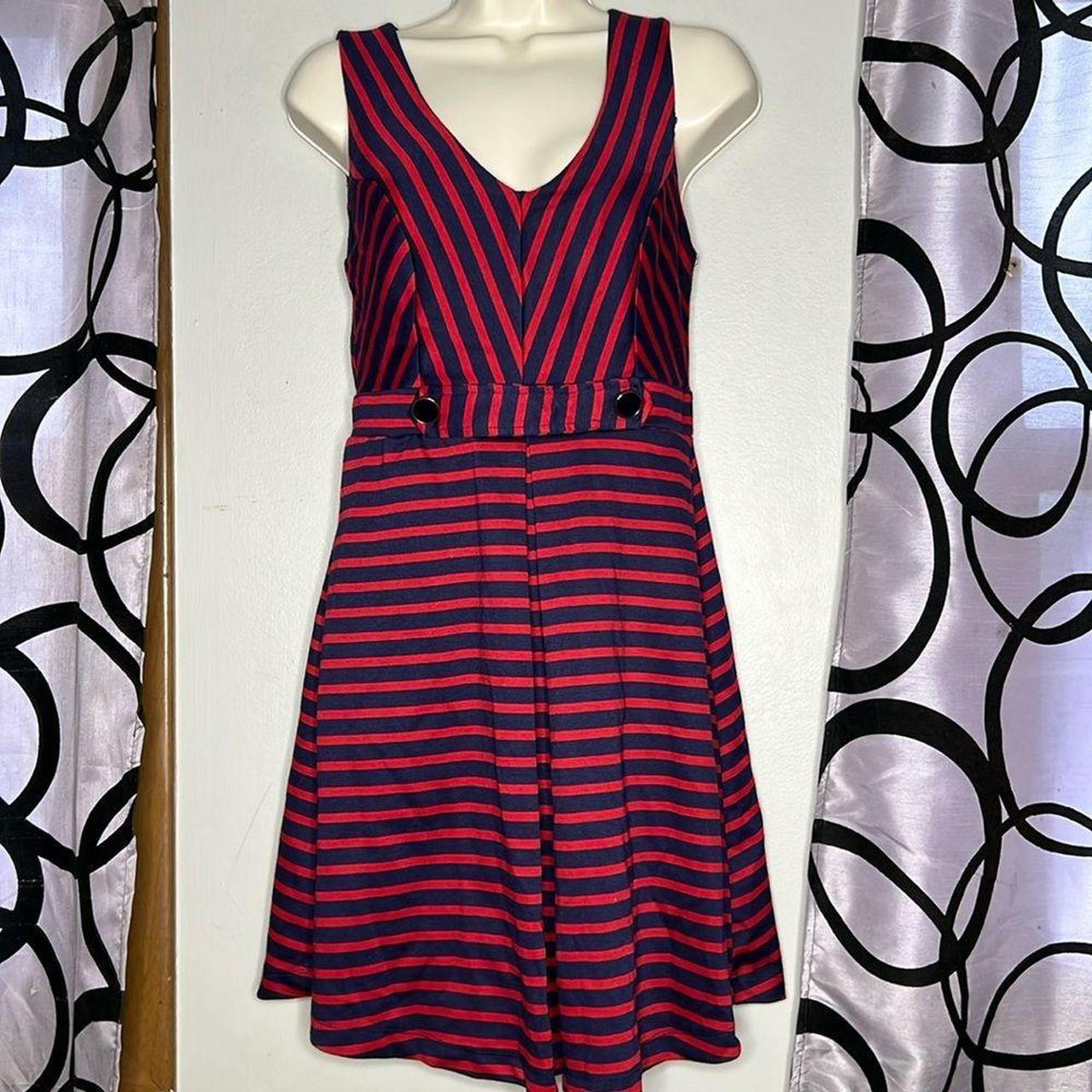 Monteau los clearance angeles striped dress